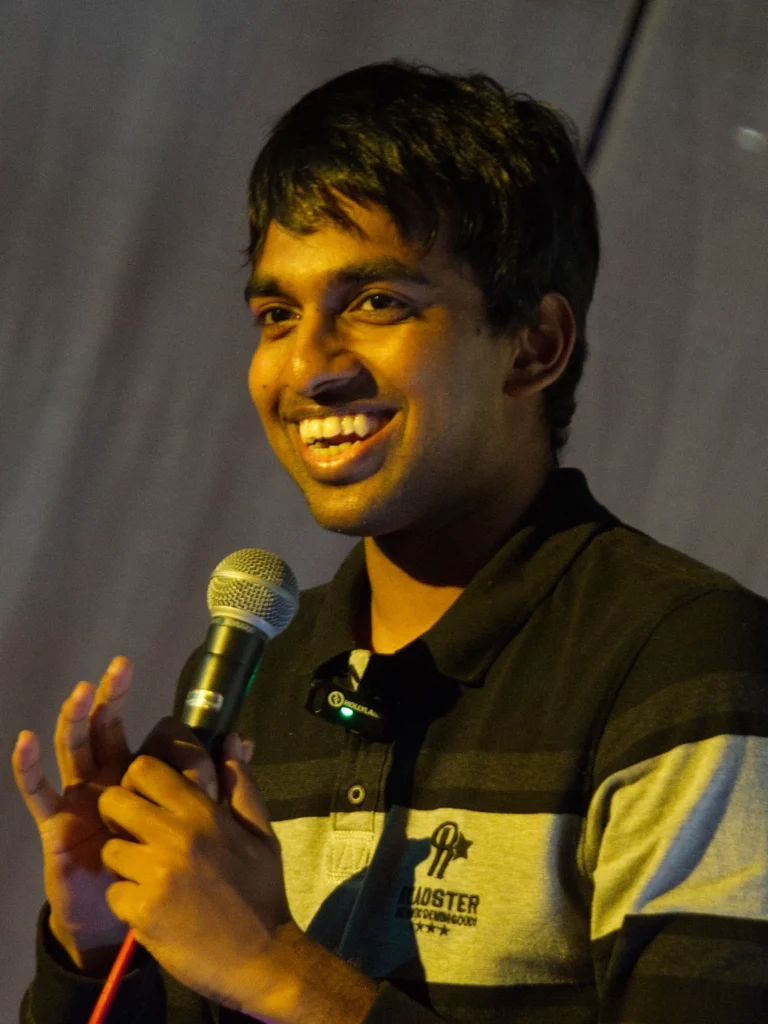 Live comedy performance by Tarang Hardikar